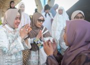 Indira Yusuf Ismail Shalat Id di Lapangan Karebosi bersama Keluarga
