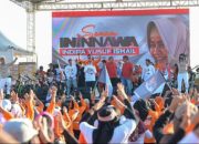 Indira Yusuf Ismail Ajak Senam Masyarakat Untuk Hidup Sehat dan Bugar