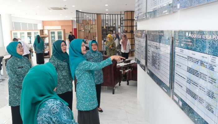 Ketua TP PKK Indira Yusuf Ismail Sambut Hangat Kunjungan SMEP TP PKK Sulsel