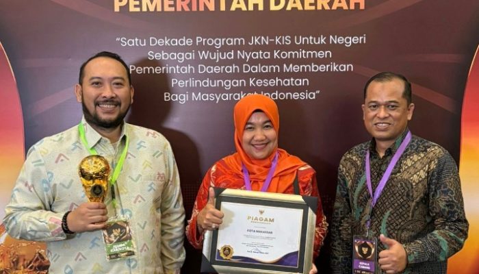 Makassar Terima UHC Award 2024, Dibuktikan Cakupan Kepesertaan JKN Capai 99%