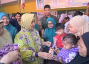 Indira Tinjau Gerakan Intervensi Serentak Pencegahan Stunting di Posyandu Kecamatan Tamalanrea