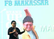 Komedian Lokal Hibur Masyarakat di F8 Makassar