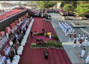 Pasukan Paskibraka Tim Cakra Berhasil Turunkan Sang Merah Putih dengan Khidmat, Pj Sekda Makassar Apresiasi dan Bangga