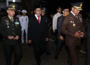 Walikota Danny Hadiri Malam Upacara Apel Kehormatan dan Renungan Suci HUT RI ke-79 di Taman Makam Pahlawan