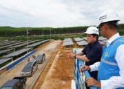 Menteri BUMN Erick Tohir Pantau PLTS IKN