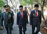 Pjs Wali Kota Makassar Hadiri Ziarah Nasional HUT ke-79 TNI