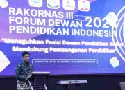 Pj Sekda Firman Hamid Pagarra Buka Rakornas ke – III Forum Dewan Pendidikan Indonesia