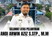 Kepala Dinas Pertanahan Sri Sulsilawati Berikan Ucapan Selamat Kepada Andi Arwin Aziz Sebagai Pj Walikota Makassar