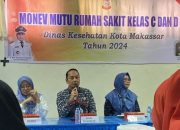 Dinkes Makassar Gelar Monev Terhadap Mutu Pelayanan Rumah Sakit