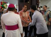 Tunjukkan Toleransi dan Kebersamaan pada Momentum Natal, Danny Pomanto Hadiri Open House Keuskupan Agung Makassar