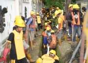 Munafri Pimpin Pasukan Drainase Lakukan Pembersihan, Hadapi Musim Hujan