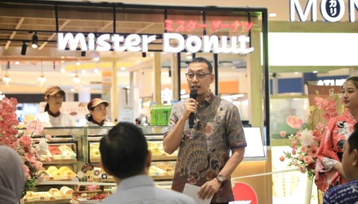 Resmikan Mister Donut, Sekda Zulkifly Harap Beri Pertumbuhan Ekonomi Makassar